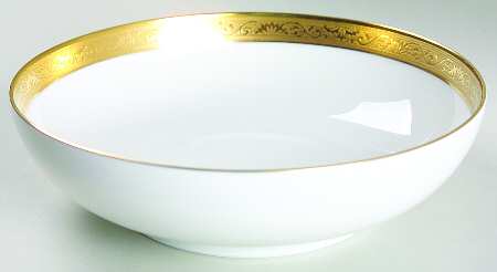 Ambassador Gold (White) Coupe Cereal Bowl