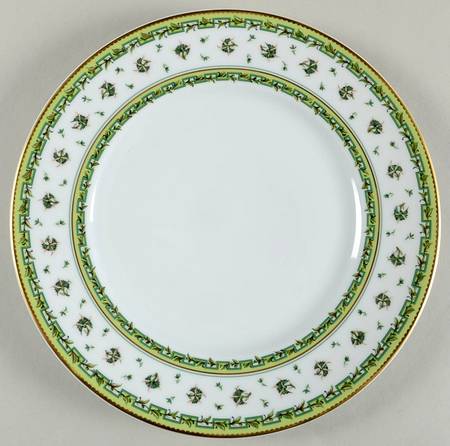 Bougainville Green Large Dinner Plate