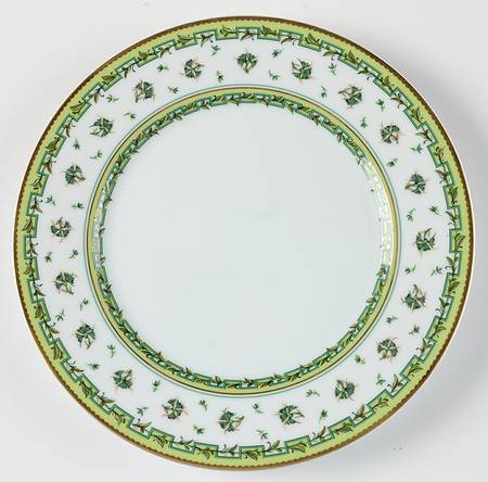 Bougainville Green Dessert Luncheon Plate