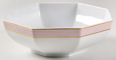 Crinoline Pink 6" Octagonal Serving Bowl