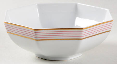 Crinoline Pink 5" Octagonal Serving Bowl