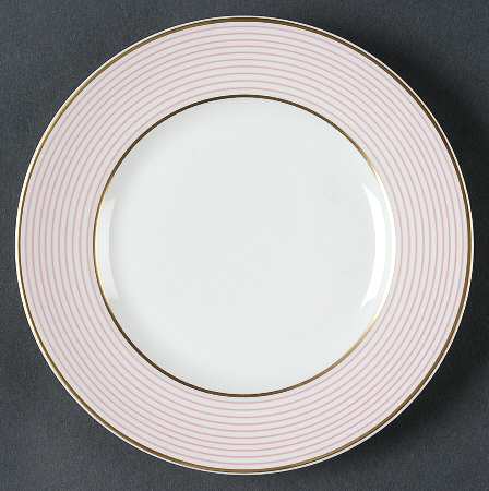 Crinoline Pink Bread & Butter Plate