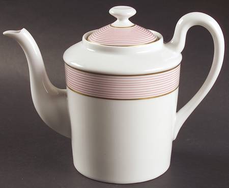 Crinoline Pink Coffee Pot & Lid