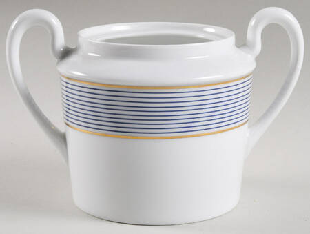 Crinoline Blue Oversize Sugar Bowl-No Lid