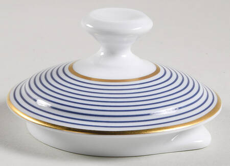 Crinoline Blue Lid for Coffee Pot