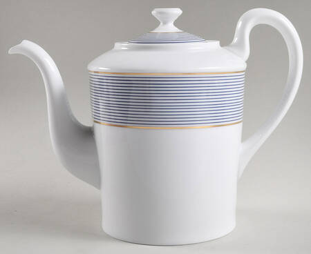 Crinoline Blue Coffee Pot & Lid by Raynaud