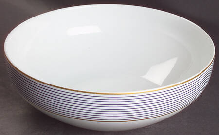 Crinoline Blue 9" Salad Serving Bowl