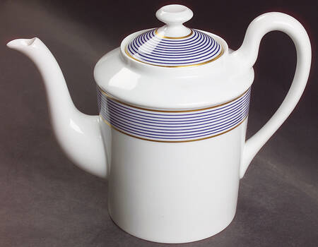 Crinoline Blue Coffee Pot & Lid