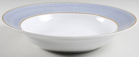 Crinoline Blue 11" Pasta Serving Bowl