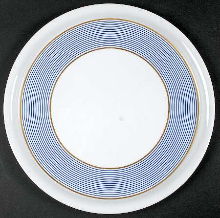 Crinoline Blue Cake Plate
