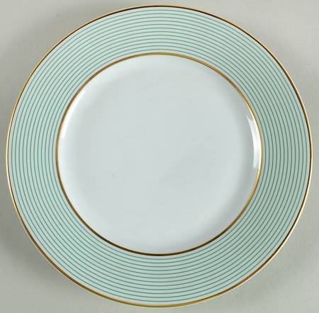Crinoline Green Dessert Luncheon Plate
