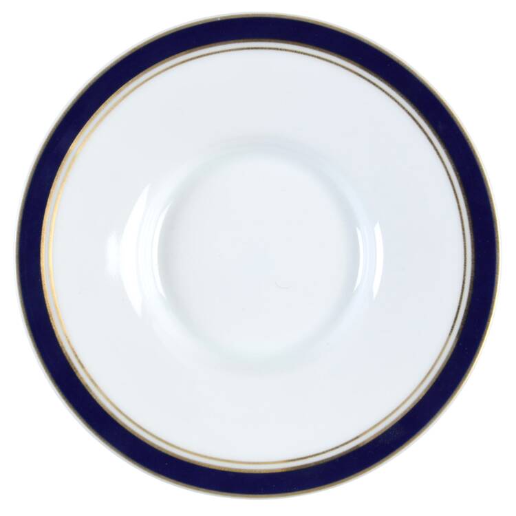 Diplomat Blue Saucer for Demitasse Cup