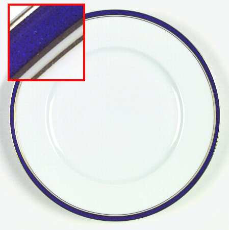 Diplomat Blue Large Dinner Plate