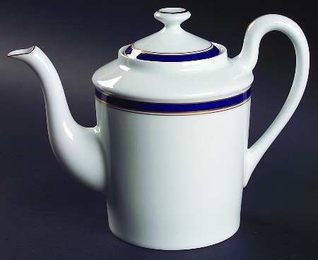 Diplomat Blue Coffee Pot & Lid