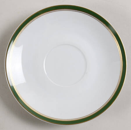 Diplomat Green Saucer for Cream Soup Bowl