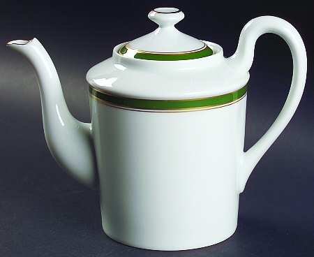 Diplomat Green Coffee Pot & Lid