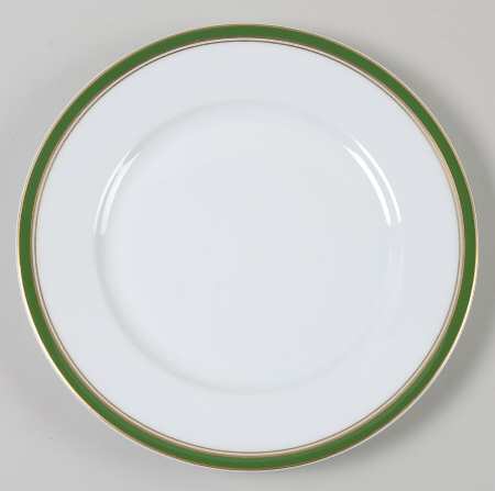 Diplomat Green Dessert Luncheon Plate