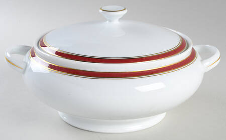 Diplomat Red Round Covered Vegetable