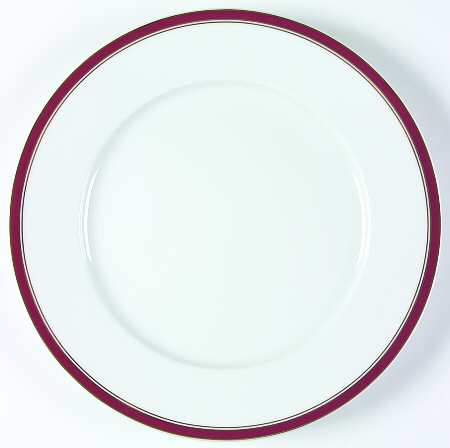 Diplomat Red Service Plate (Charger)