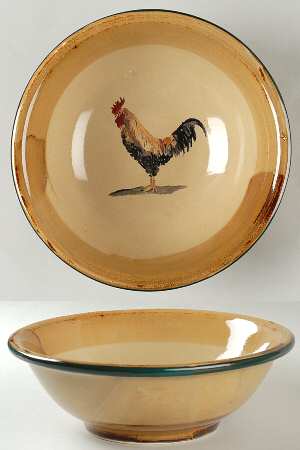 Country Life 9" Round Vegetable Bowl