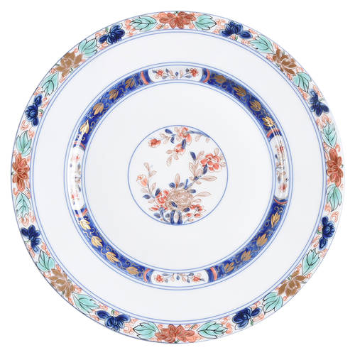 Koutani (White Background) Dinner Plate