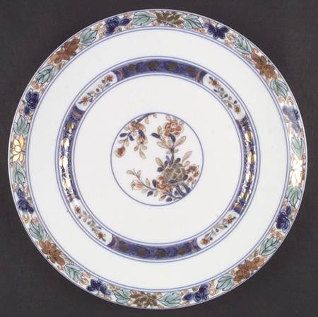 Koutani (White Background) Large Dinner Plate