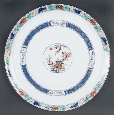 Koutani (White Background) Cake Plate