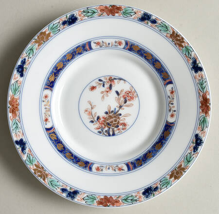 Koutani (White Background) Saucer for Flat Cup