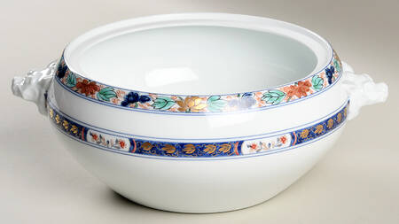 Koutani (White Background) Tureen No Lid