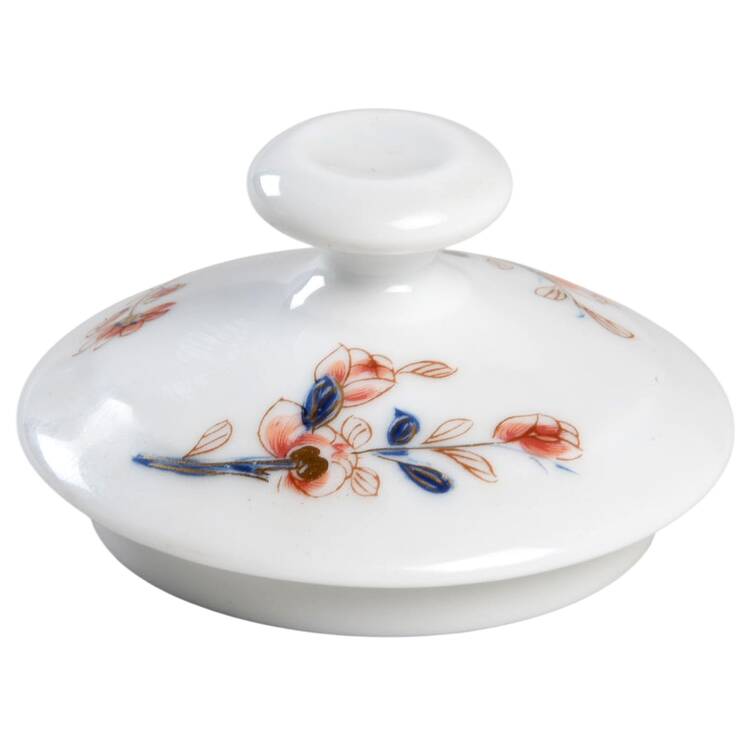 Koutani (White Background) Lid for Sugar Bowl