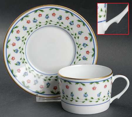 Lafayette Flat Cup & Saucer Set