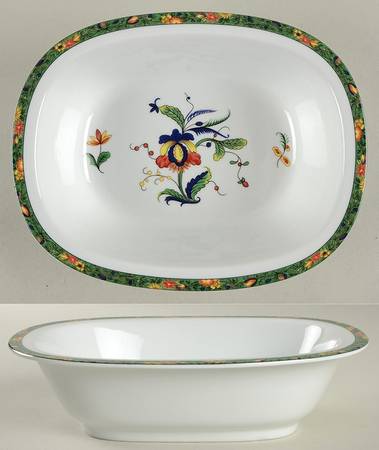 Louviers 9" Oval Vegetable Bowl