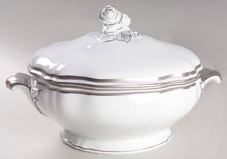 Marie Antoinette Platinum Tureen &  Lid