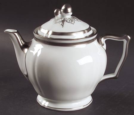 Marie Antoinette Platinum Teapot & Lid