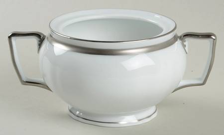 Marie Antoinette Platinum Sugar Bowl No Lid