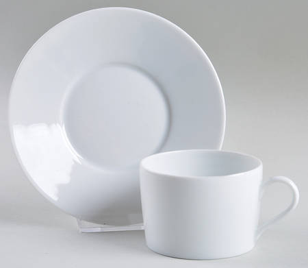 Marly-Menton Flat Cup & Saucer Set