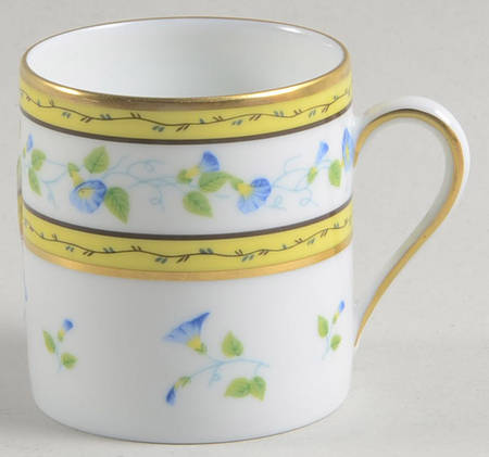 Morning Glory (Spray) Flat Demitasse Cup by Raynaud