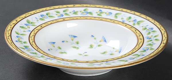 Morning Glory (Spray) Rim Soup Bowl