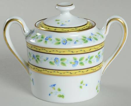 Morning Glory (Spray) Sugar Bowl & Lid