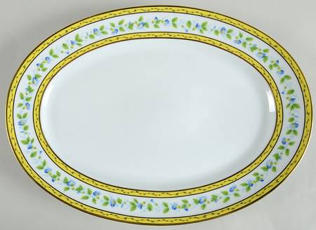 Morning Glory (Spray) 16" Oval Serving Platter