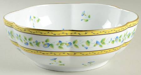 Morning Glory (Spray) Extra Large Melon Bowl