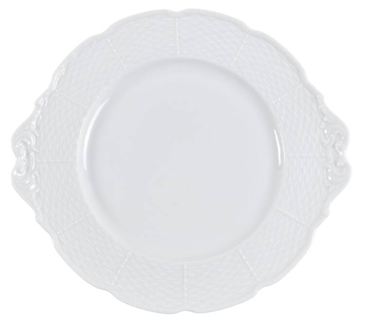 Osier Handled Cake Plate