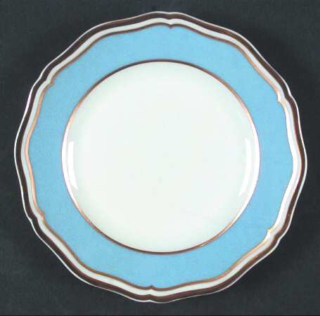 Polka Blue Bread & Butter Plate