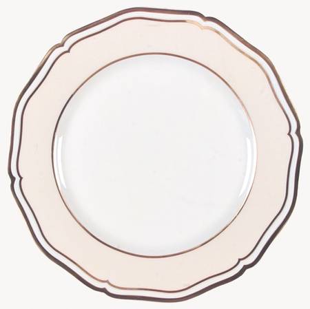 Polka Ivory Dessert Luncheon Plate