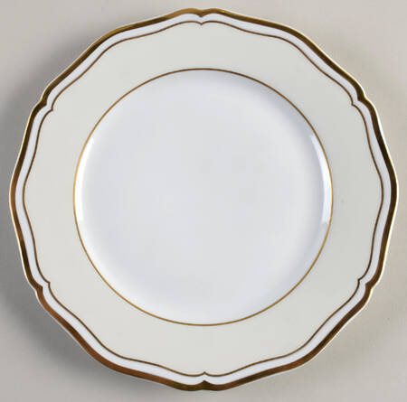 Polka Ivory Dessert Luncheon Plate by Raynaud