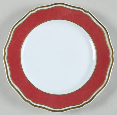 Polka Red Salad Plate