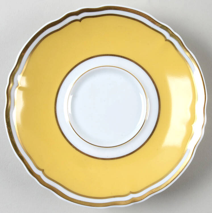 Polka Yellow Saucer