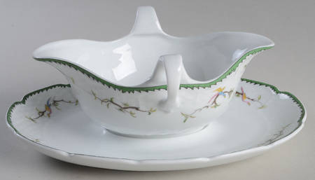 Si Kiang Gravy Boat & Underplate