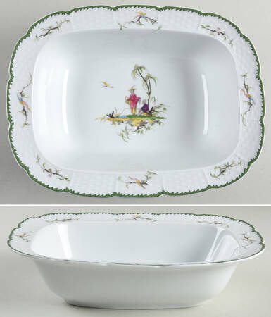 Si Kiang 10" Oval Vegetable Bowl