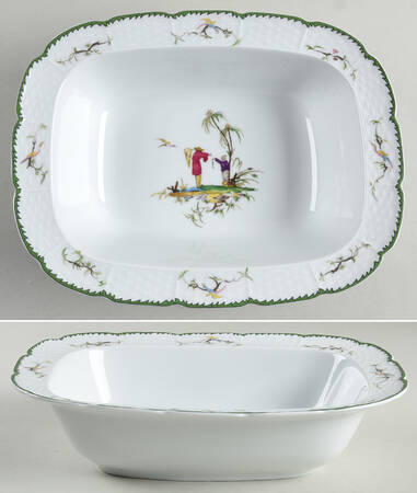Si Kiang 10" Oval Vegetable Bowl